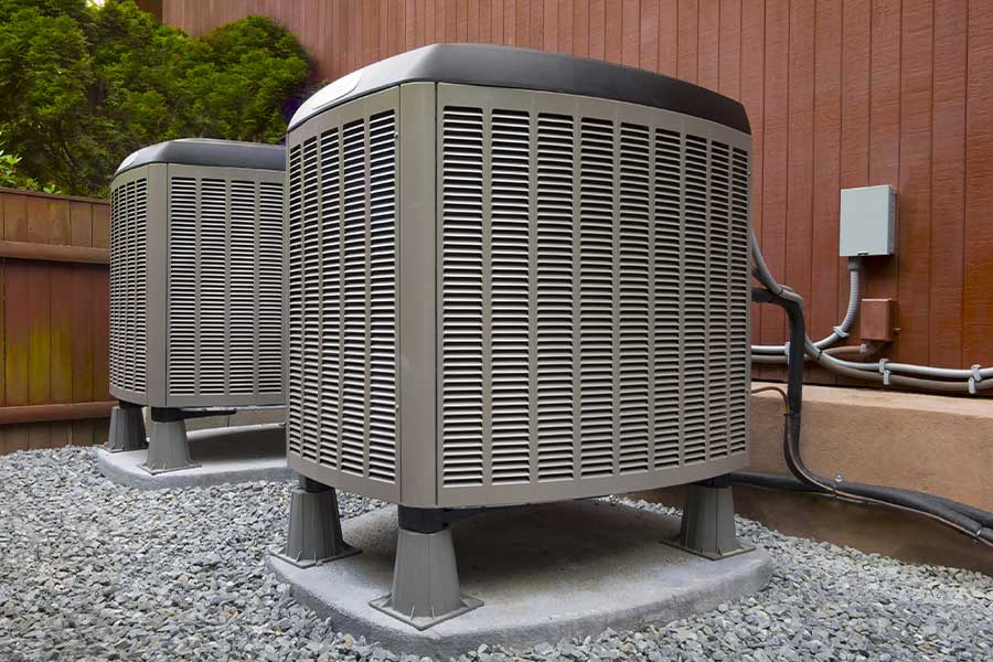 New residential heat pump systems installed