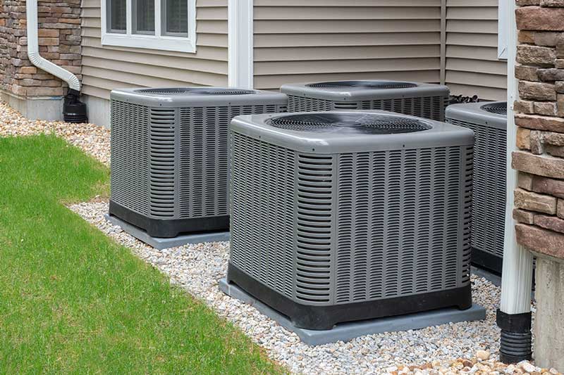 Residential outdoor units checked for heat pump repair needs in Vacaville, CA